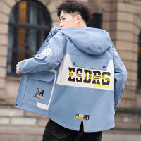 2022 Men Hooded Jacket Spring Autumn Mens Casual Streetwear Slim Windbreaker High Quality Jacket Man Authentic Clothing 4XL