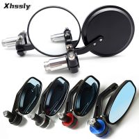 Motorcycle Mirror 22mm Handle Bar End Side Rearview Mirrors For KAWASAKI Ninja 300 Z900 Z1000 2008 Vn900 Zx10R 2016 Z250Sl Z800