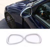 2pcs/Set ABS Car Rear View Mirror Frame Cover Trim Stickers Fit For Alfa Romeo Giulia 2017-2020 Auto Exterior Accessories