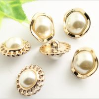 【CW】 10 Pcs/Set Metal Gold Buttons DIYUsed Clothing Accessories Suitable Sewing And decoration of