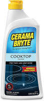 Cerama Bryte Removes Tough Stains Cooktop and Stove Top Cleaner for Glass, Cooktop Cleaner - Ceramic Surfaces, 18 Ounces (511g), Made in USA