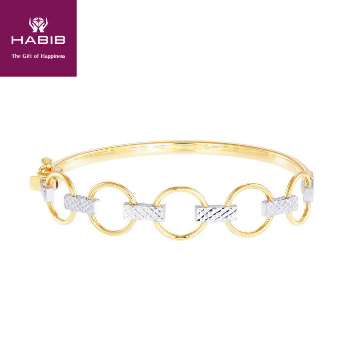 White and yellow deals gold bangles