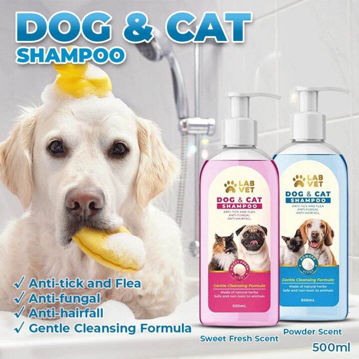♨Natural and Nontoxic Dog Cat Shampoo 500ml Gentle Cleansing Formula