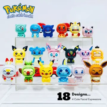 12 Style Anime Figures Toys Variable Face Model Pikachu Charmander