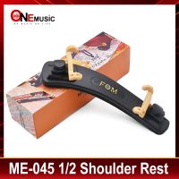 FOM Violin shoulder Rest High Quality Plastic Materital Light ME-045 for 1/2 Black