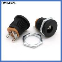 OWMXZL 5Pairs 5คู่ค่ะ DC12V DC022 แผงสกรูน็อต ปลั๊กตัวผู้ตัวผู้ แจ็คตัวเมีย ซ็อกเก็ตไฟ DC