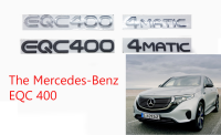 โลโก้ตัวอักษร เบนซ์ ติดด้านหลัง Mercedes Benz EQC 400 4MATIC High Tech Silver or black logo 3d badge for rear