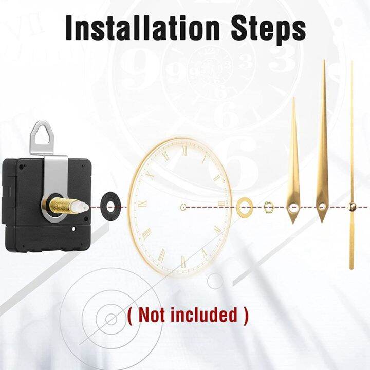 Clock Mechanism Kit Battery Powered,Quartz Clock Movement Replacement
