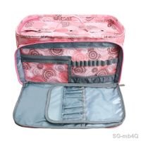 Empty Knitting Square Storage Bag Wool Knitting Save Tool Sewing Model Pink Printing Handbag DIY Tool Storage Bag