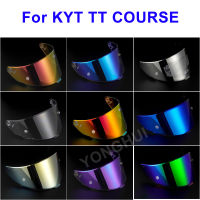 หมวกกันน็อค Visor สำหรับ KYT TT หลักสูตรรถจักรยานยนต์หมวกกันน็อคแบบเต็มหน้าโล่กระจกครีมกันแดด TTC หมวกกันน็อคอุปกรณ์เสริม