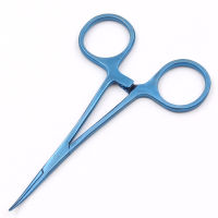 Stripe Type Hemostatic Forceps,Titanium Alloy Reshaping Appliance,Fine 10Cm Straight Elbow,Full Tooth Double Eyelid Surgical