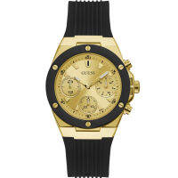 GUESS GW0030L2  GW0030L3 GW0030L4 GW0030L5 GW0030L6  Unisex Black Silicone Strap Watch 39mm