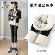 Quần Legging Mùa Đông Cho Nữ Quần Ấm Dày Lót Lông Cừu Quần Legging Màu