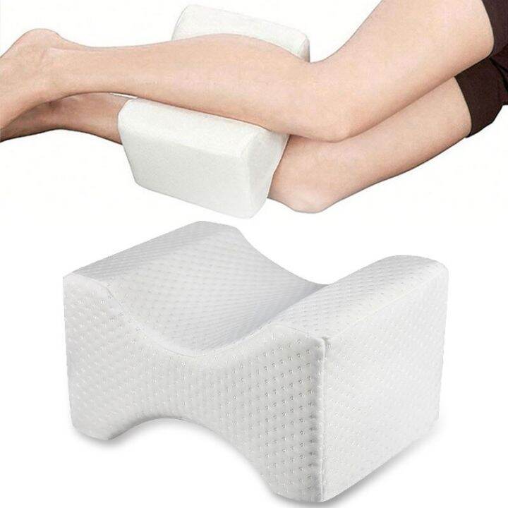 Memory Foam Knee Wedge Pillows Pain Relief Sleeping Between Legs Bed