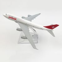 Jingping โมเดลเครื่องบิน SWISSAIR Boeing 747-400  (16 cm)  - ของขวัญวันเกิด ของขวัญจับฉลากปีใหม่ เสริมฮวงจุ้ย