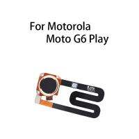 ปุ่มหน้าแรกลายนิ้วมือเซนเซอร์ Flex Cable สําหรับ Motorola Moto G6 Play