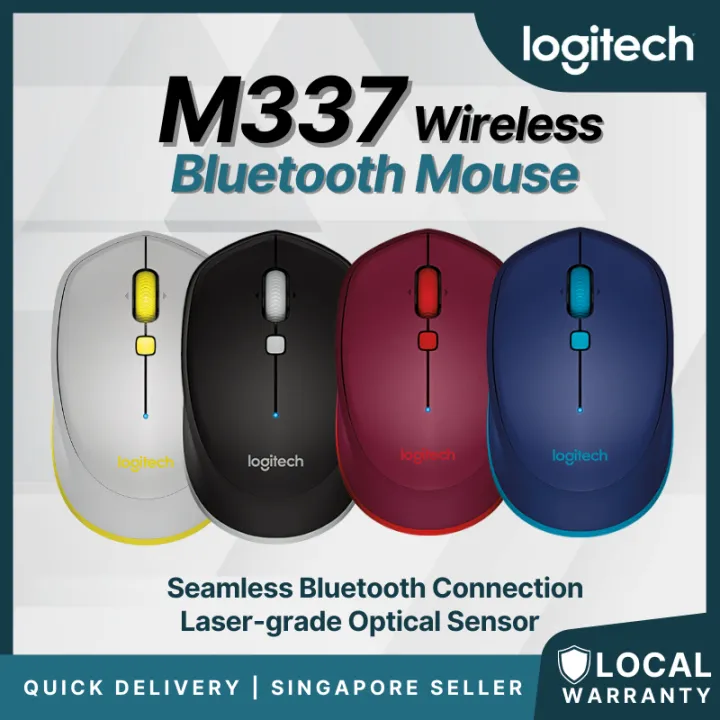 Logitech M337 Bluetooth Wireless Mouse 4 Colors Lazada Singapore