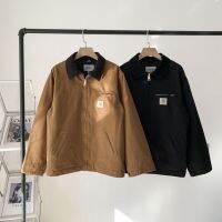 Carhartt โซ่ซิปคาร์ฮาร์ตคลาสสิกดีทรอยต์เสื้อแจ็คเก็ตไทด์อินสตาชิโนย้อนยุค
