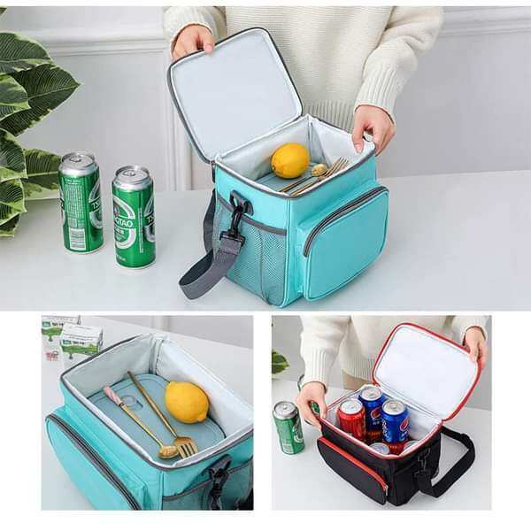 Oxford Lunch Bags for Women Large Capacity Lunch Box Insulated Bag Ladies  Picnic Food Shoulder Bags Cooler Hand Bag Tote