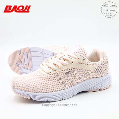 BAOJI รองเท้าวิ่ง รองเท้าออกกำลังกาย ผู้หญิง Upper Mesh ระบายอากาศดีเยี่ยม รุ่น BJW575 (ดำ/ กรม/ เทา/ ชมพู) ไซส์ 37-41