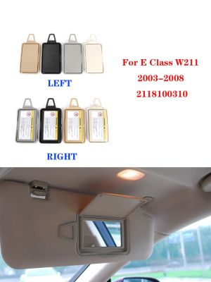 ฝาครอบกระจกแต่งหน้าม่านบังแดดกระจกแต่งหน้ากระบังแสงรถยนต์สำหรับ Mercedes Benz E Class W211 2003-2008 2118100310