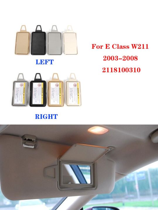 ฝาครอบกระจกแต่งหน้าม่านบังแดดกระจกแต่งหน้ากระบังแสงรถยนต์สำหรับ-mercedes-benz-e-class-w211-2003-2008-2118100310