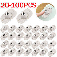 20-100Pcs Self-Adhesive Universal Pulley ล้อหมุนมินิล้อหมุนล้อสำหรับเฟอร์นิเจอร์กล่อง Roller สเก็ต Cabine