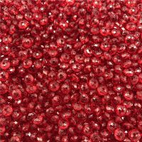 6mm 8mm 10mm 12mm Red Austria Faceted Crystal Acrylic Beads Loose Spacer Round Beads DIY Jewelry Making