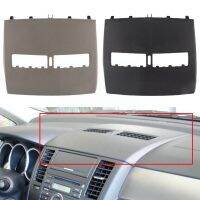 for Tiida 2005 - 2011 Car Finisher-Instrument Dashboard Cover Front Middle Vents Air Outlet Panel Conditioner E8O3