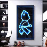 Bảng Hiệu LED PIZZA Đèn Đường Hầm Đèn Neon Hoạt Hình Đèn 3D Gương Vô Cực
