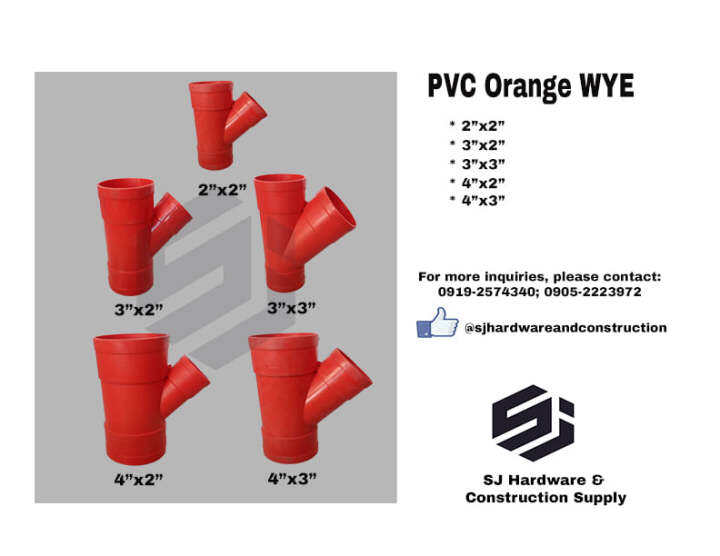 PVC ORANGE WYE 2