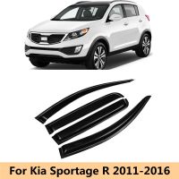 สำหรับ Kia Sportage 2011 2012 2013 2014 2015 2016กันสาดรถยนต์หน้าต่างด้านรถยนต์กระจกบังลมสำหรับกันน้ำฝนที่กำบังกันสาด