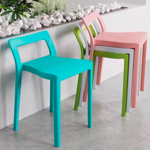 เก้าอี้พลาสติก-เก้าอี้สไตล์นอร์ดิก-เก้าอี้ตกแต่งร้าน-เก้าอี้ทานอาหาร-สีสันสวยงาม-แข็งแรง