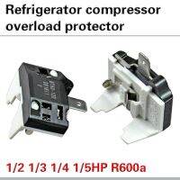 Holiday Discounts 2Pcs Refrigerator Thermal Overload Protector 1/3HP 250W Compressor Replacement