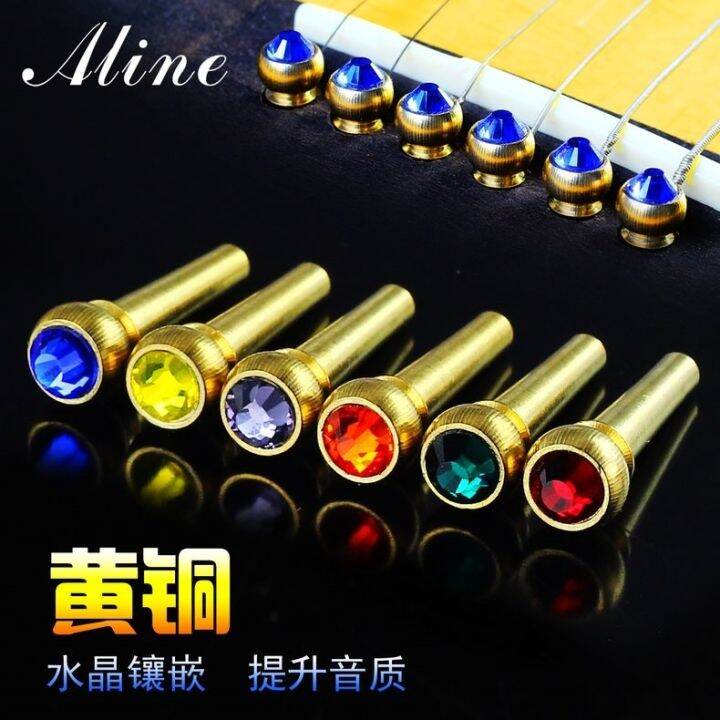 original-copper-guitar-string-post-acoustic-guitar-brass-string-nails-folk-guitar-fixed-string-cone-extended-sustain-set-of-6-fast-delivery