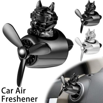 รถ Air Fresheners เรขาคณิตสุนัขรถ Diffuser Vent คลิป2น้ำหอมหมุนใบพัดรถ Air Fresheners Air Diffuser สำหรับรถ Vent Xinanhome
