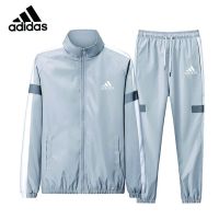 【ของแท้อย่างเป็นทางการ】กระเป๋าadidas official store ? จุดด่างพร้อย ? ชุดกีฬาสำหรับผู้ชาย Adidase ชุดกีฬาชุดยืดหยุ่นหลวมกระชับชุดกีฬา