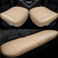 PU Leather Car Seat Front And Rear Seat Cover Auto Accessories Universal Seat Protection Anti-skid Pad Four Seasons Seat Cushion