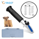 RCYAGO Pet Refractometer 1.000-1.060SG เซรั่มโปรตีนสำหรับสัตวแพทย์อ่างอาบน้ำแมวและสุนัข