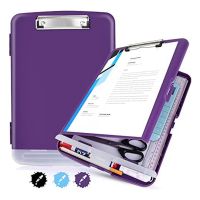 Clipboards with Heavy Duty,8.5X11Clip Boards with Low Profile Clip,Side Opening,A4 Size for Office, School and Home