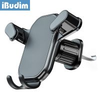 iBudim Gravity Car Phone Holder Car Air Vent Clip Mount Mobile Cell Stand Smartphone GPS Support For 4.7-6.7 Inch Mobile Devices Car Mounts