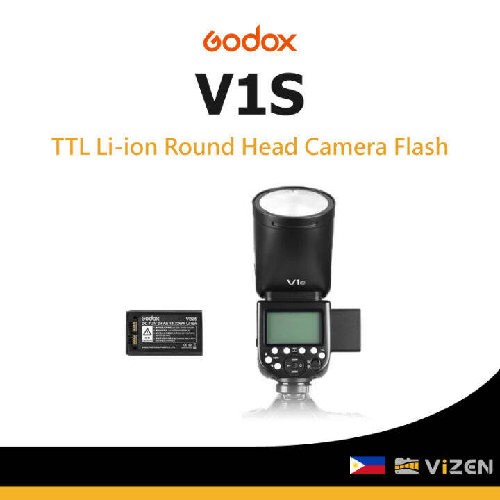 GODOX V1S TTL Li-ion Round Head Camera Flash for Sony | Lazada PH