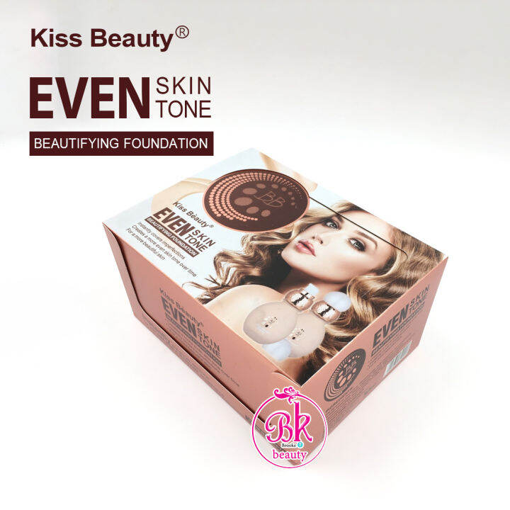 kiss-beauty-รองพื้น-bb-ครีม-ครีมรองพื้นทำให้หน้าเนียนแล้วยังช่วยปกปิดจุดบกพร่องอย่างรอยสิว-ฝ้า-กระ-ได้อย่างดีมาก-ให้ผิวเนียนสวยมากขึ้น