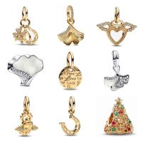 【YD】 925 Aladdin Scarab Beetle Dangle Charms Original Pendant Europe Beads