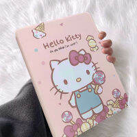 มีช่องใส่ปกกา Hello คิตตี้ เคสกันกระแทก air1/air2/gen5/gen6 9.7 gen10 เคสหมุนได้ air3 10.5/pro 10.5 Air4 Air5 10.9 gen7/gen8/gen9 10.2 Pro11