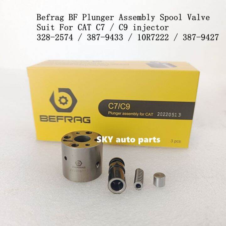 befrag-bf-plunger-assembly-spool-valve-ชุดสำหรับแมว-c7-c9หัวฉีด328-2574-387-9433-10r7222-387-9427-2ชิ้น