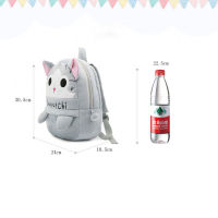 Chi Cat Plush Backpack Cute Fashion Cartoon Gray Shoulder Bag Children Kindergarten Toy bags Boy Girl Zipper Mini Schoolbag