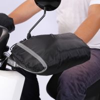 【CW】1Pair Windproof Rainproof Winter Keep Warm Handlebar Handle Guard Cover Gloves for Motorcycle Scooter Bicycle Bike