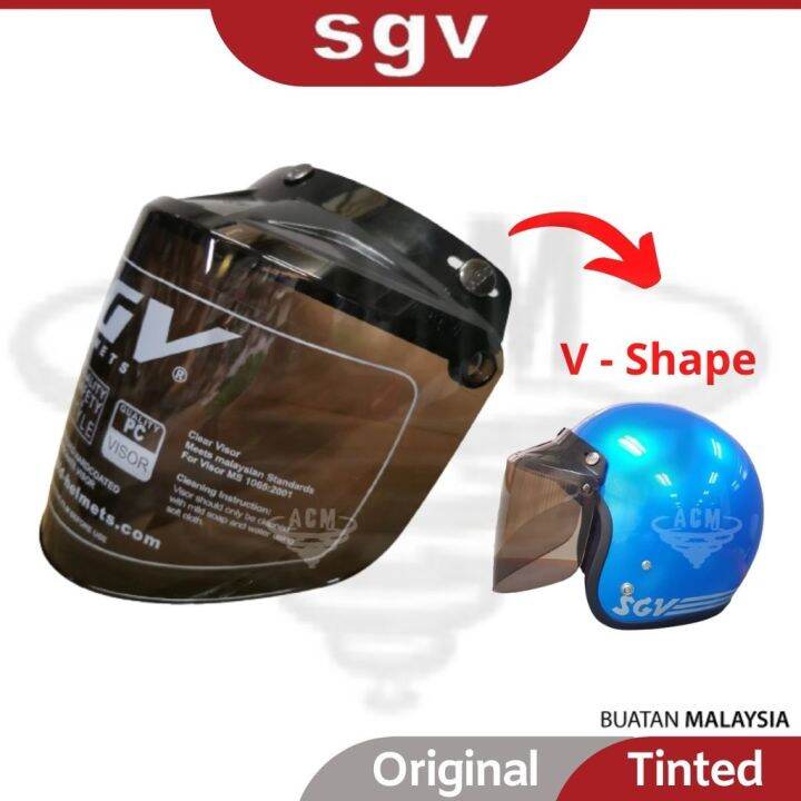 BOGO Visor 3 Button Black Cap BG05 BG25 BO GO Bikko helmet SGV MHR MS88