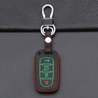 fgjfykjd 3/4 Button Luminous Smart Key Case Fob For Hyundai IX35 Elantra Sonata 8 9 For Kia Sportage K5 K2 Sorento Optima Forte 2011-2016